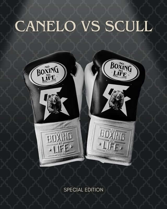 No Boxing No Life Boxing Gloves Black/Grey Custom