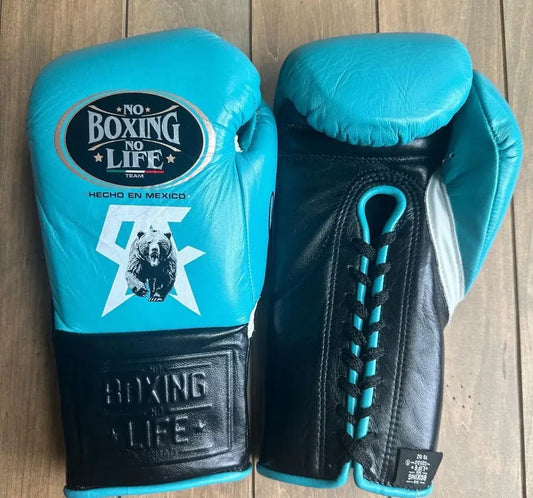No Boxing No Life Boxing Gloves Blue/Black/White Customizable