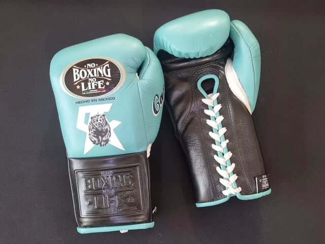 No Boxing No Life Boxing Gloves Sea-Green/Black/White Custom Fit