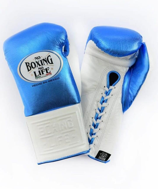 No Boxing No Life Boxing Gloves Blue/White Sparring
