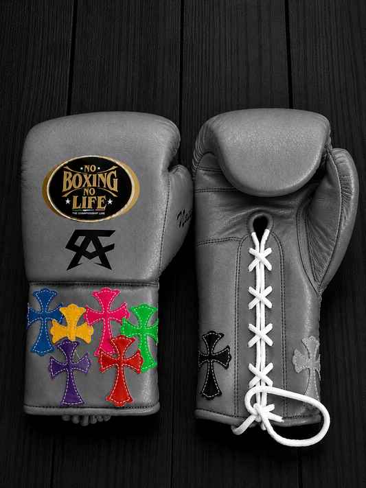 No Boxing No Life Boxing Gloves Grey Custom