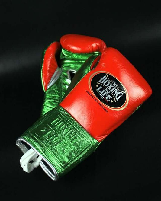 No Boxing No Life Boxing Gloves Orange/Green Boxing Training