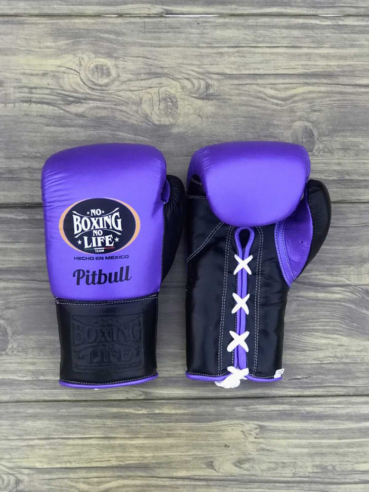No Boxing No Life Boxing Gloves Purple/Black Fitness Boxing