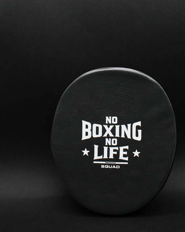 No Boxing No Life Punching Mitts Black/White Custom