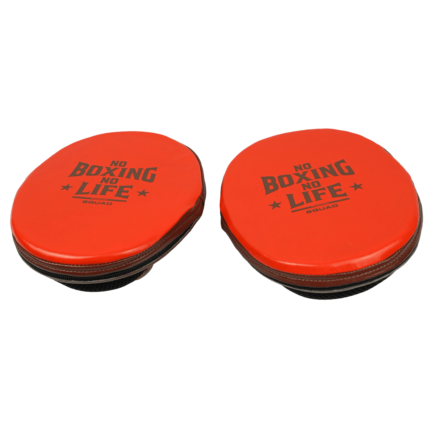 No Boxing No Life Punching Mitts Red/Black Custom Fit