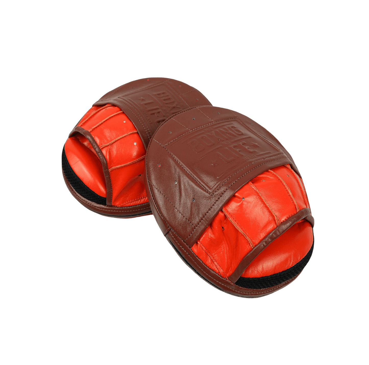 No Boxing No Life Punching Mitts Red/Black Custom Fit