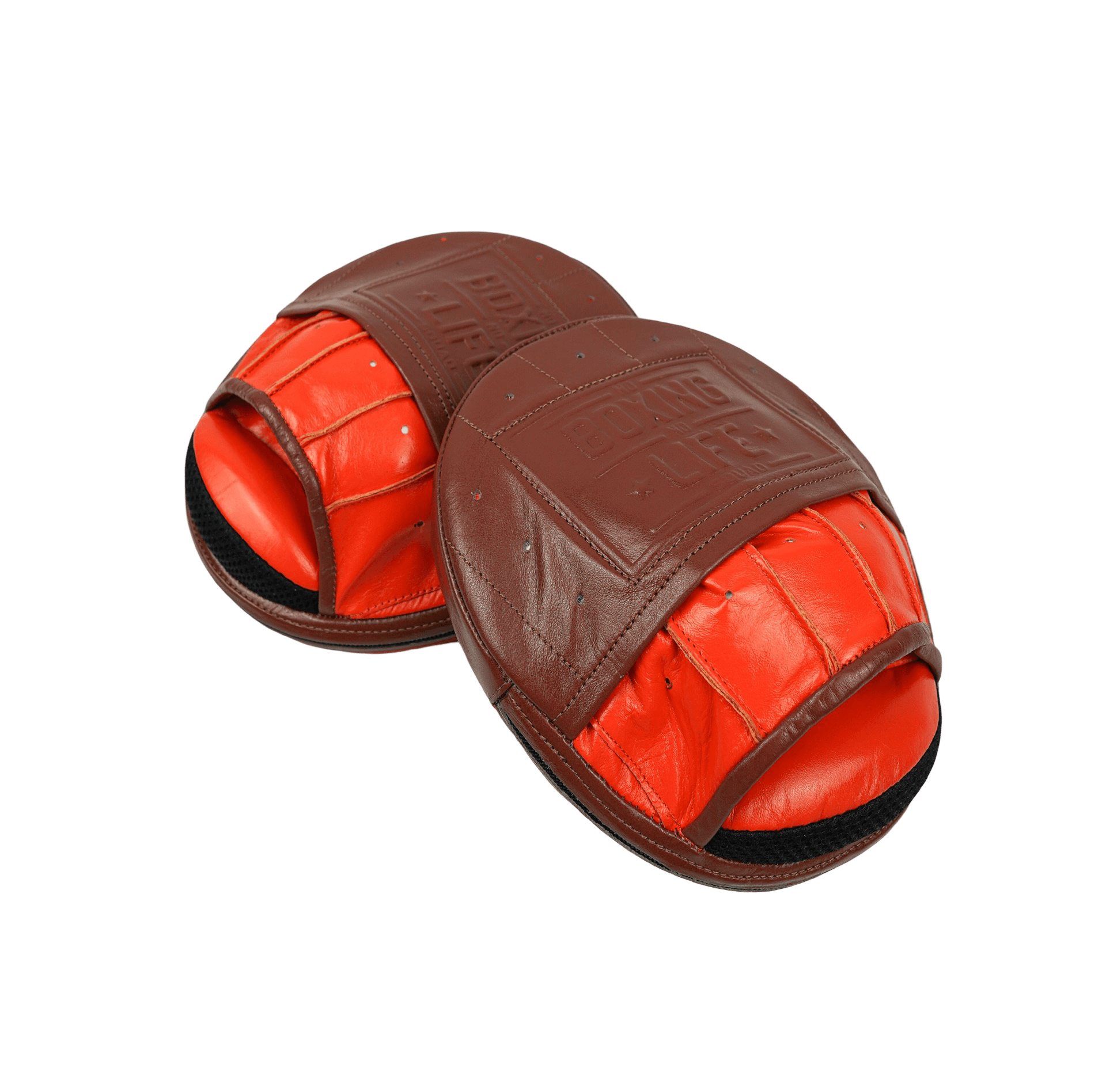 No Boxing No Life Punching Mitts Red/Black Custom Fit
