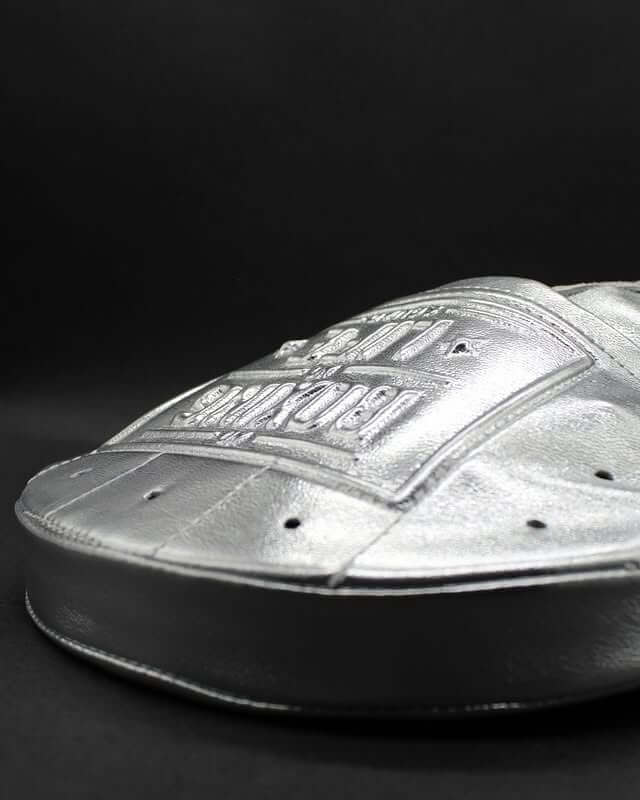 No Boxing No Life Punching Mitts Silver Sparring