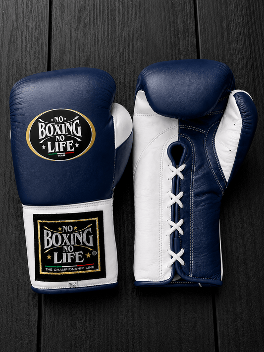 No Boxing No Life Boxing Gloves Dark-Blue/White Heavy Bag