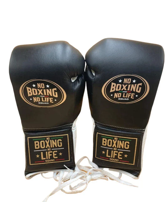 No Boxing No Life Boxing Gloves Black Training