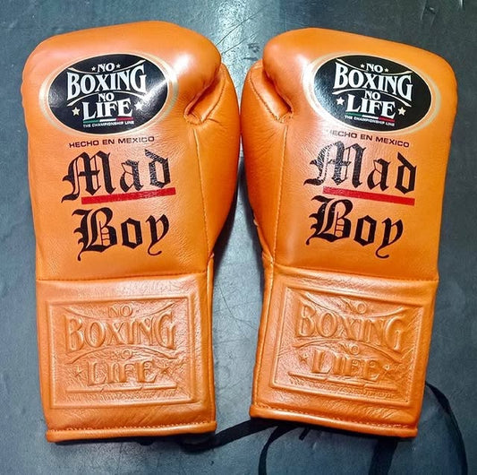 No Boxing No Life Boxing Gloves Orange Customizable