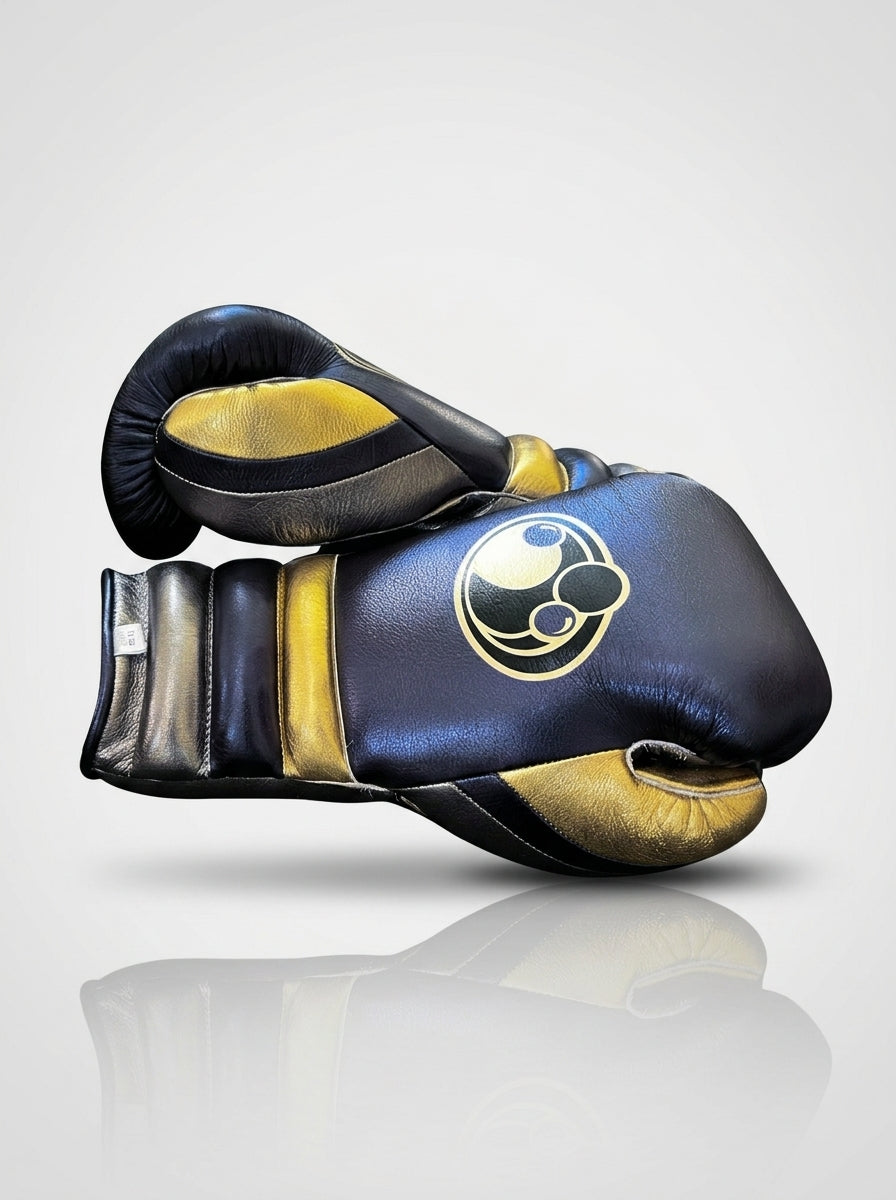 Grant Pro Boxing Gear Set – Metallic Black/Gold