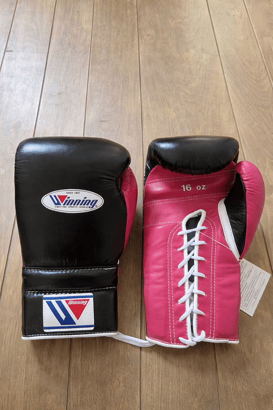 Winning Boxing Gloves Pink/Black Fitness Boxing
