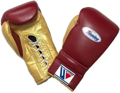 Winning Boxing Gloves Maroon/Gold Competition