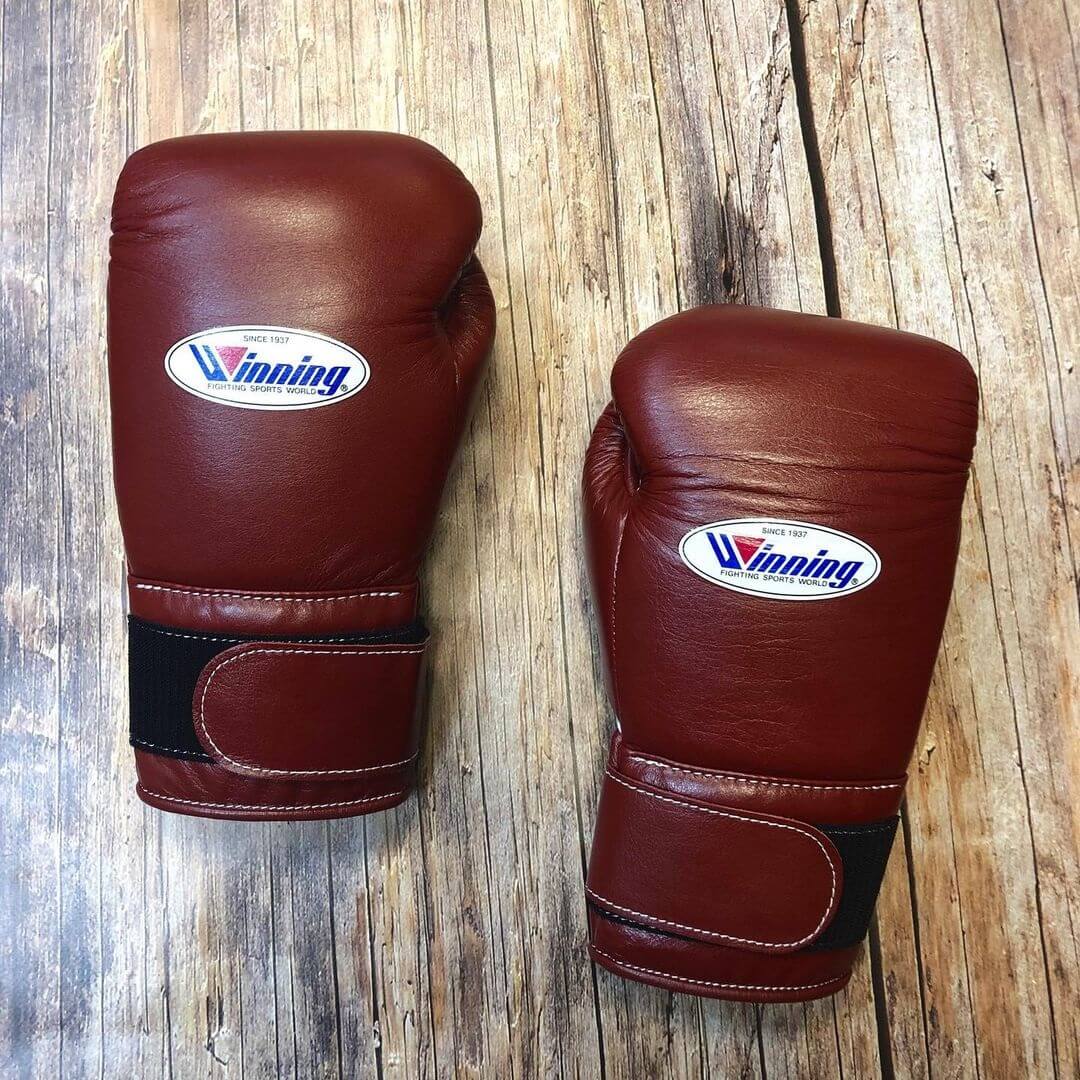 Winning Boxing Gloves Brown Competition