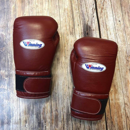 Winning Boxing Gloves Brown Competition