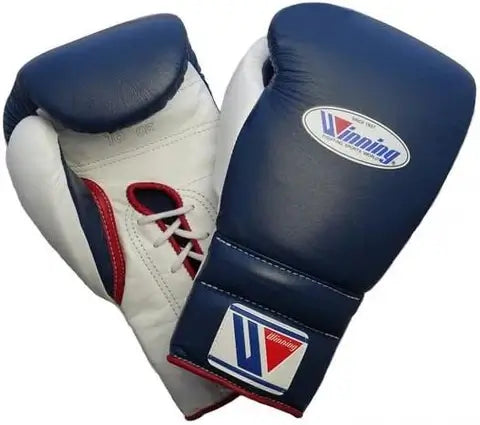 Winning Boxing Gloves Blue/White/Red Sparring