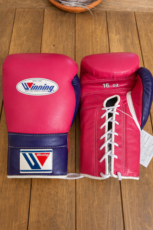 Winning Boxing Gloves Pink/Purple Heavy Bag