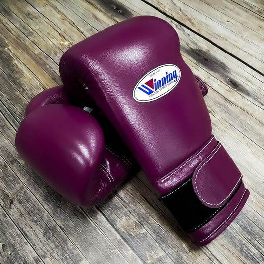 Winning Boxing Gloves Purple Customizable