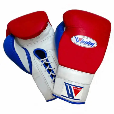 Winning Boxing Gloves Red/White/Blue Custom Fit