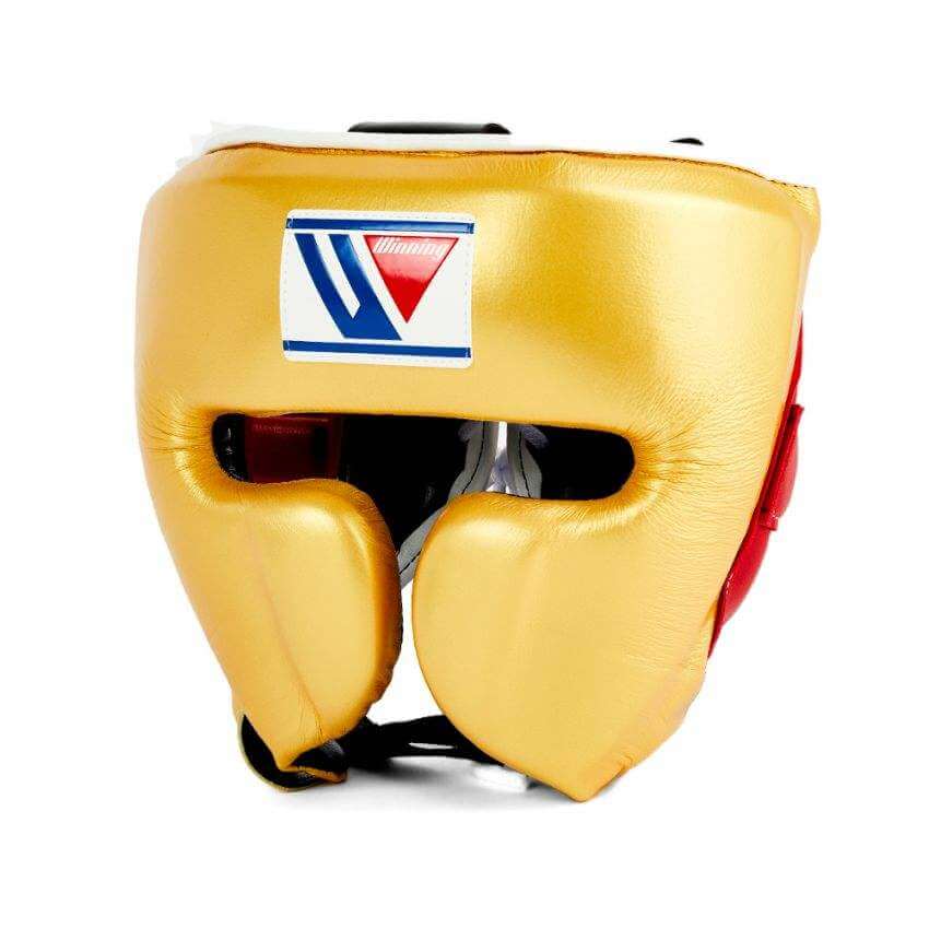 Winning Boxing Gloves Set Gold/Red Boxing Gear