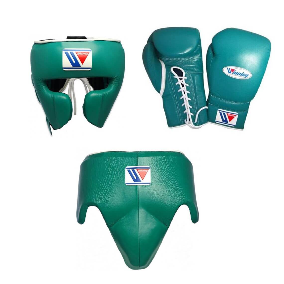 Winning Boxing Gloves Set Green Boxing Gear