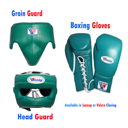 Winning Boxing Gloves Set Sea-Green Complete Set