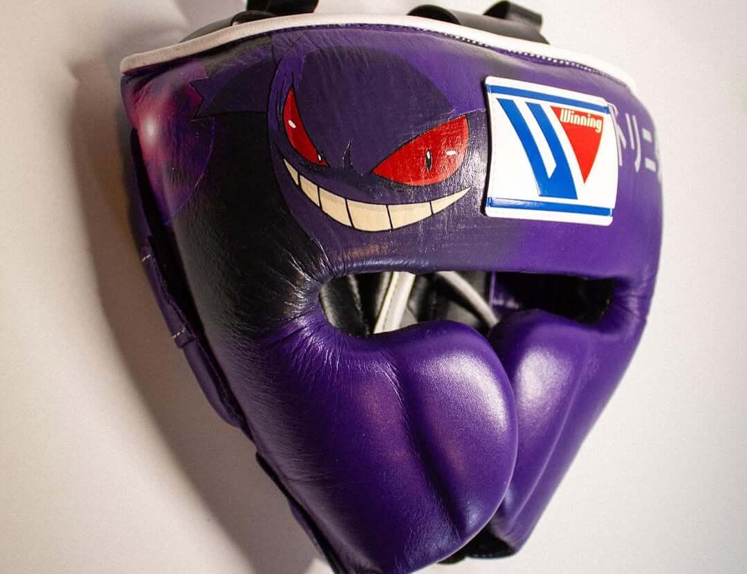 Winning Boxing Gloves Set Purple Protective Gear