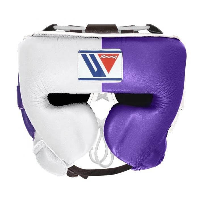 Winning Boxing Gloves Set Purple/White Sparring Set