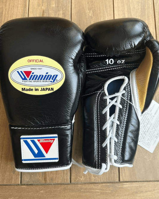 Winning Boxing Gloves Black/Gold Training
