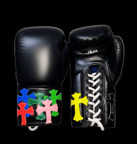 Winning Boxing Gloves Black/Multi Custom