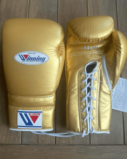 Winning Boxing Gloves Gold Heavy Bag