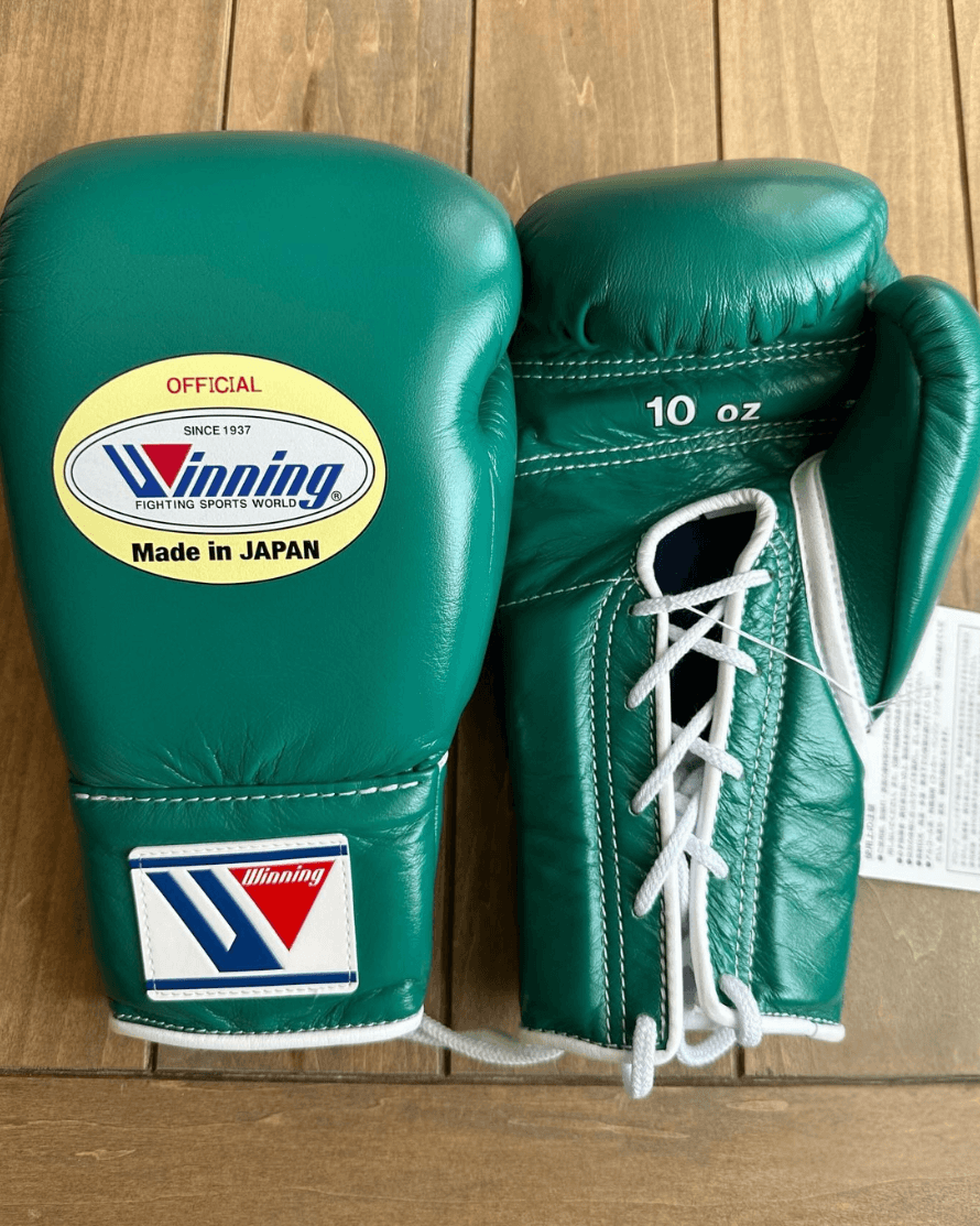 Winning Boxing Gloves Green Fitness Boxing