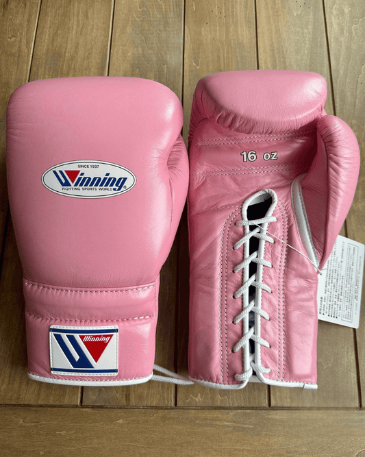 Winning Boxing Gloves Pink Customizable