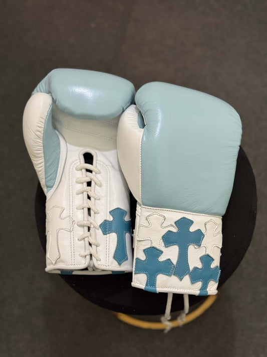 Winning Boxing Gloves Teal/White Fight Gear