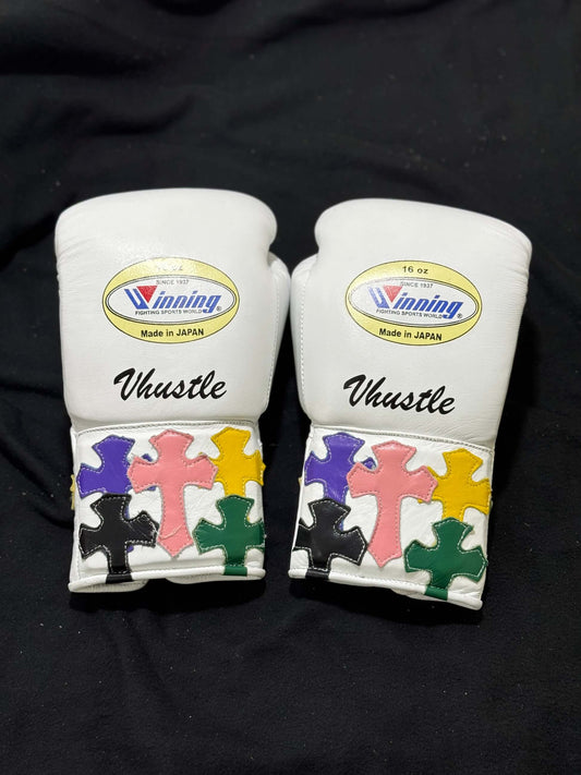 Winning Boxing Gloves White Fitness Boxing