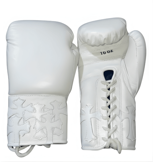 Winning Boxing Gloves White Customizable