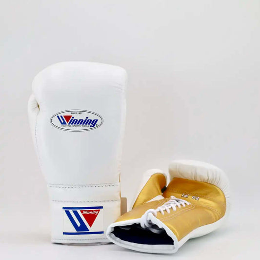 Winning Boxing Gloves White/Gold Fitness Boxing