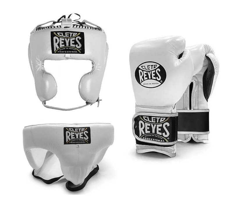 Cleto Reyes Boxing Set White/Black Boxing Kit