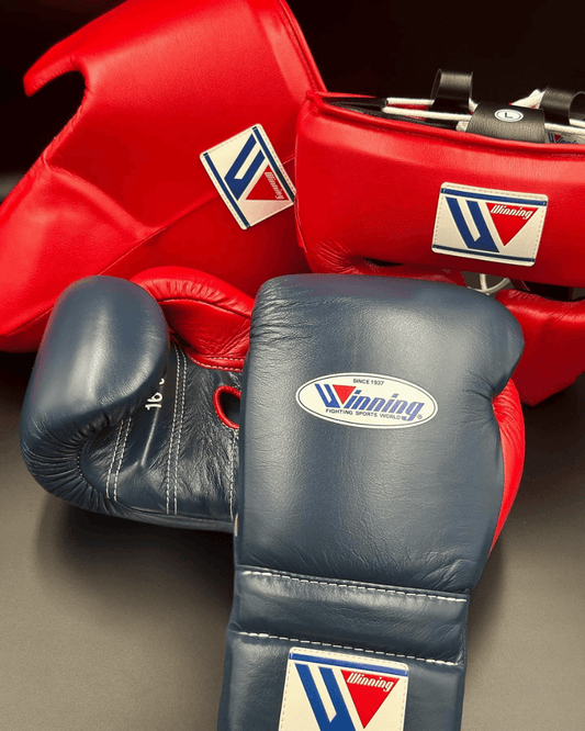 Winning Boxing Gloves Set Blue/Red Boxing Gear