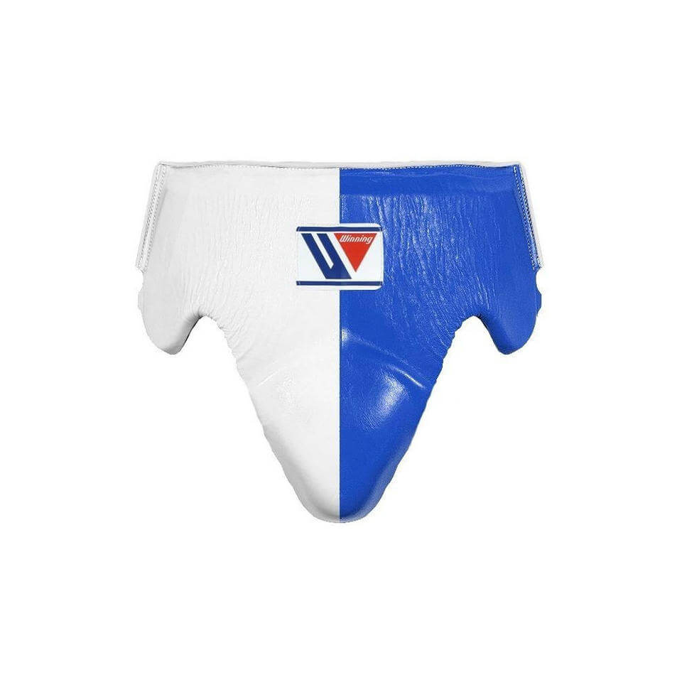 Winning Boxing Gloves Set Blue/White Premium Leather