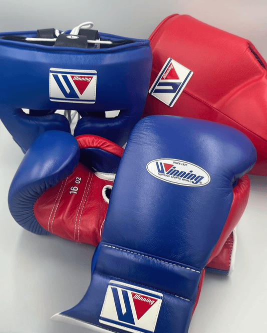 Winning Boxing Gloves Set Red/Blue Training Set