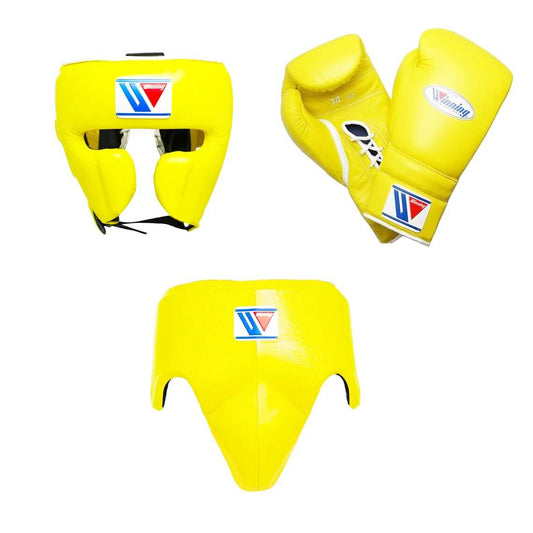 Winning Boxing Gloves Set Yellow Training Set