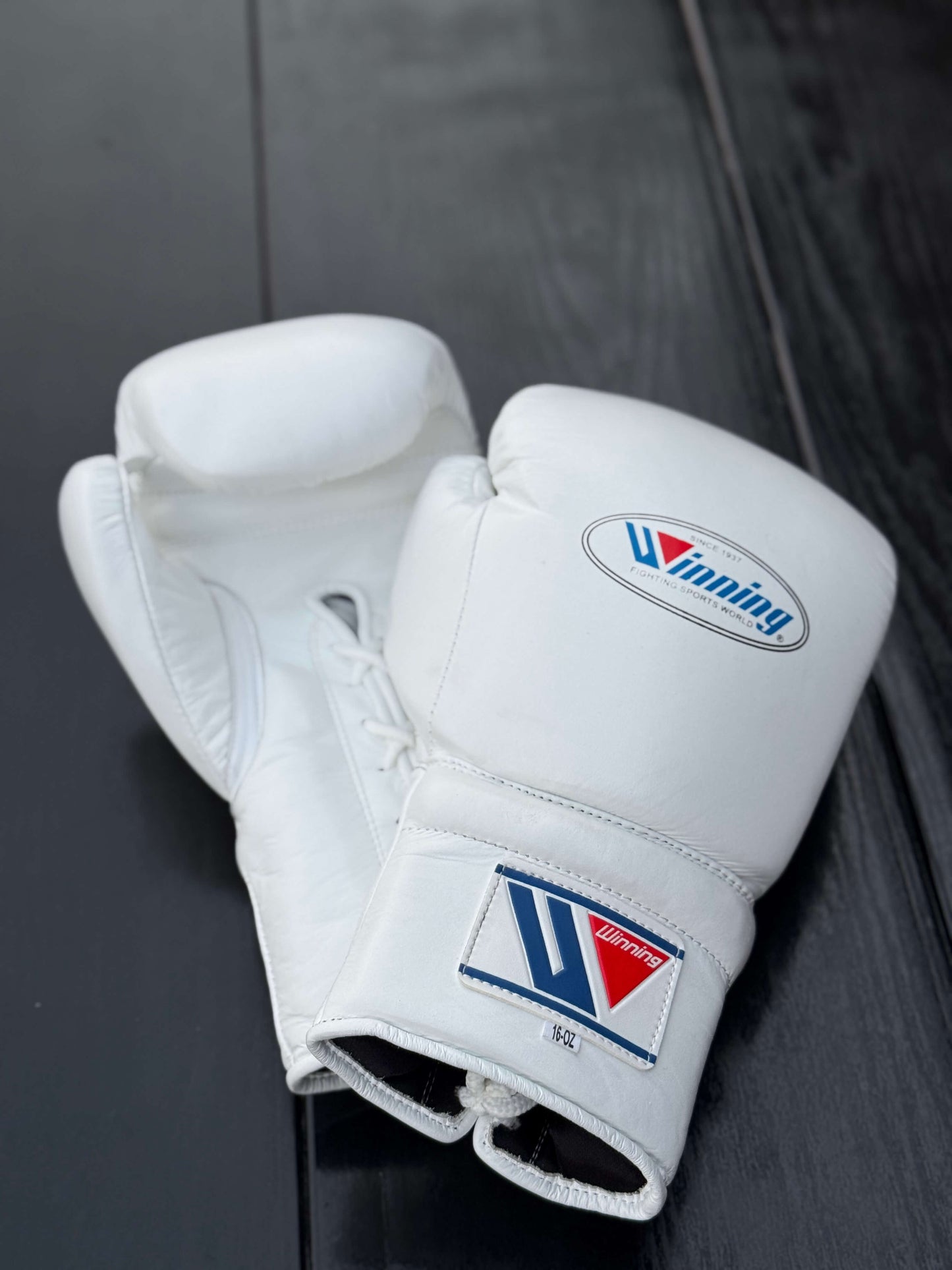 Winning Boxing Gloves White Customizable