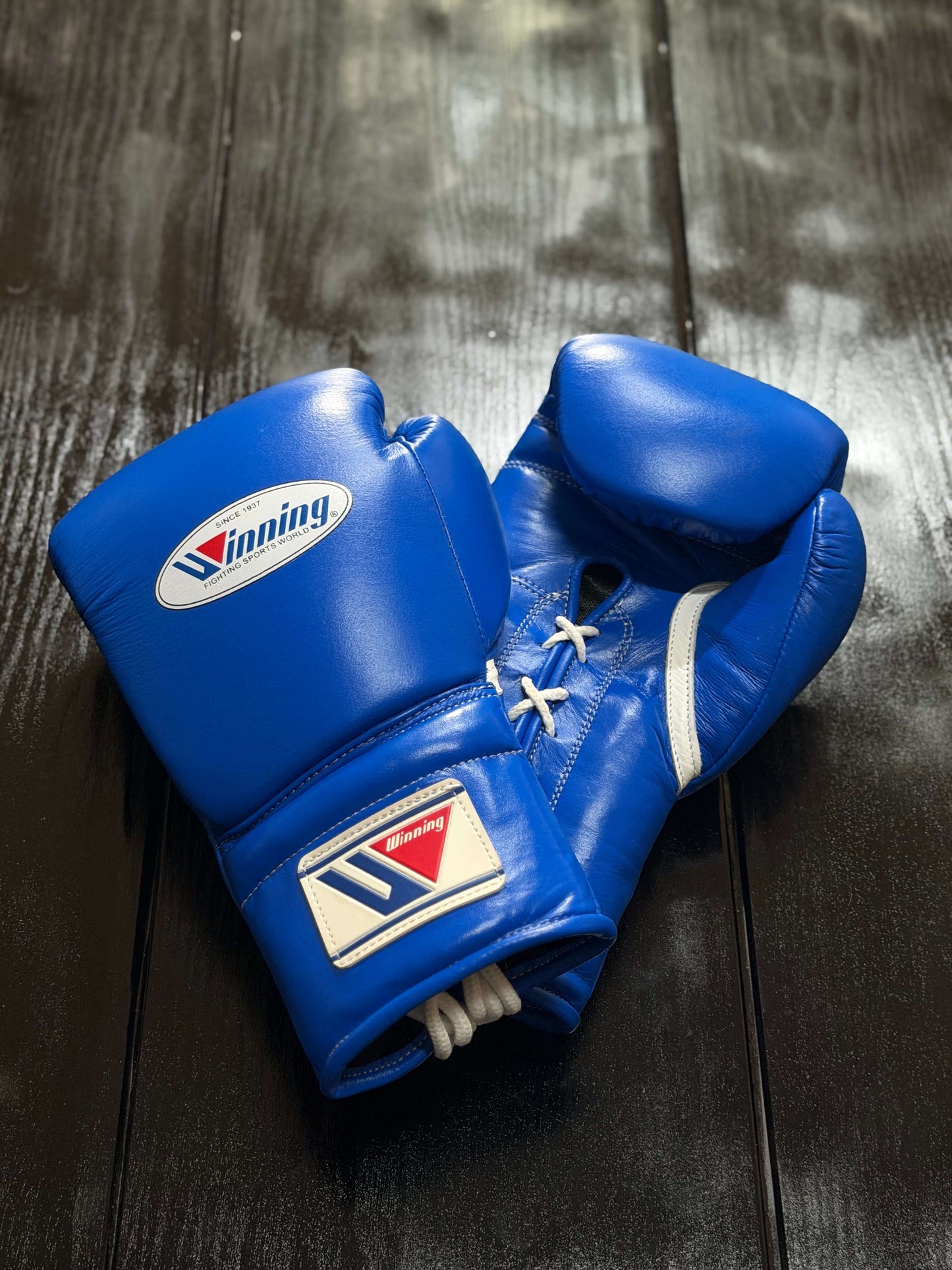 Winning Boxing Gloves Blue Fitness Boxing