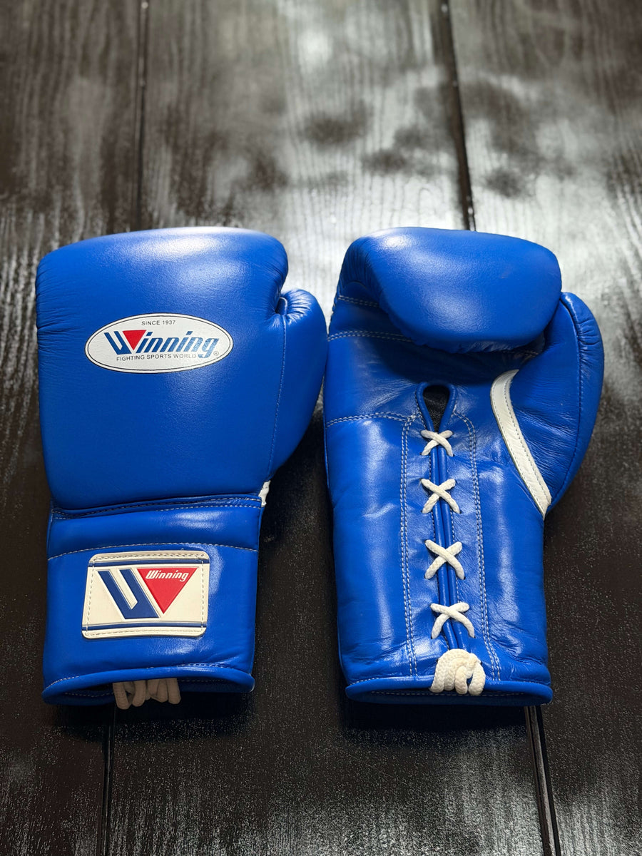 Winning Boxing Gloves Blue Fitness Boxing