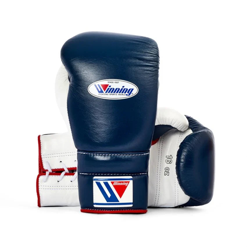 Winning Boxing Gloves Blue/White/Red Sparring