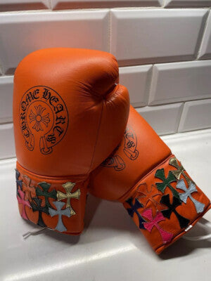 Winning Boxing Gloves Orange Lace-Up Training