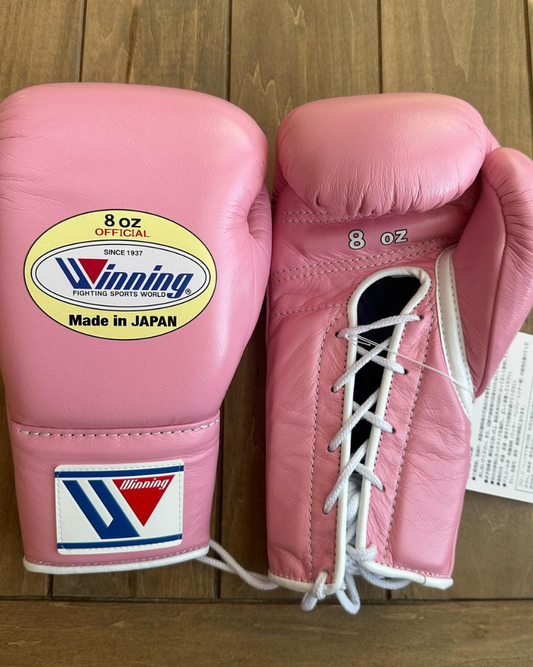 Winning Boxing Gloves Pink Sparring
