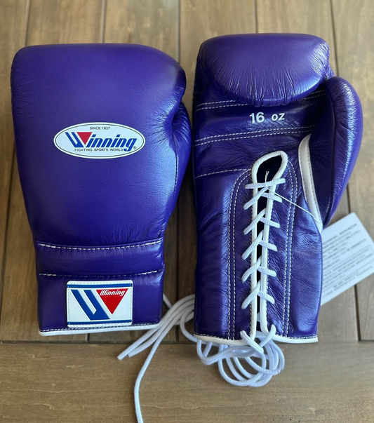 Winning Boxing Gloves Purple Sparring